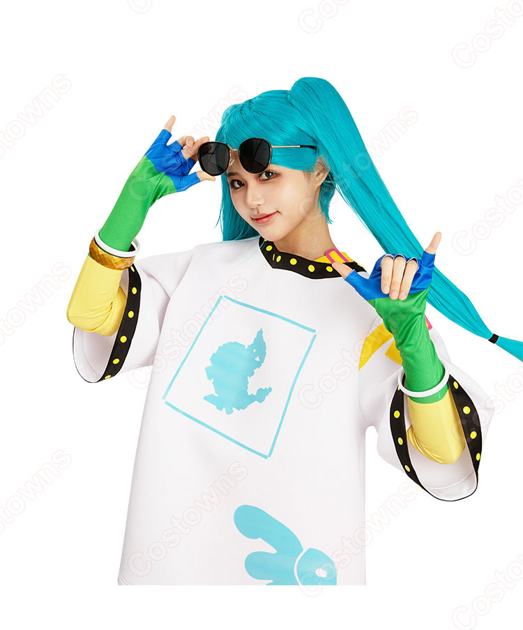 ポケットモンスター × 初音ミク ペラップ コスプレ衣装-7