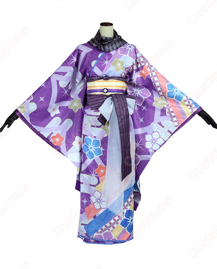 マギアレコード 魔法少女まどか☆マギカ外伝 暁美ほむら 晴着 コスプレ衣装-2