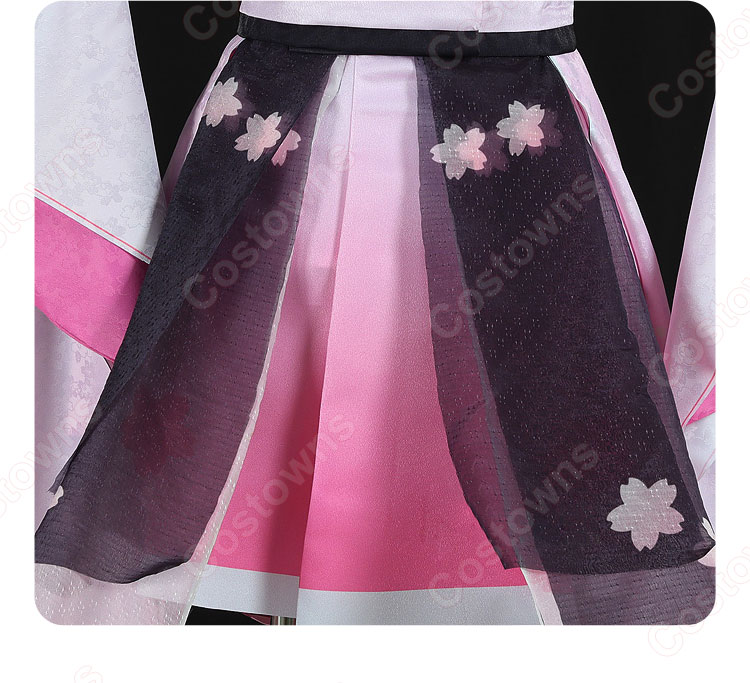 陰陽師 初音ミク 桜ミク コスプレ衣装-11