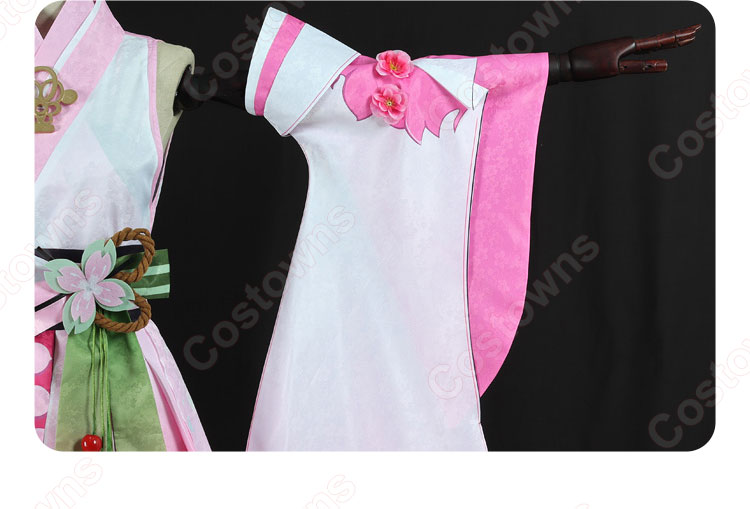 陰陽師 初音ミク 桜ミク コスプレ衣装-7