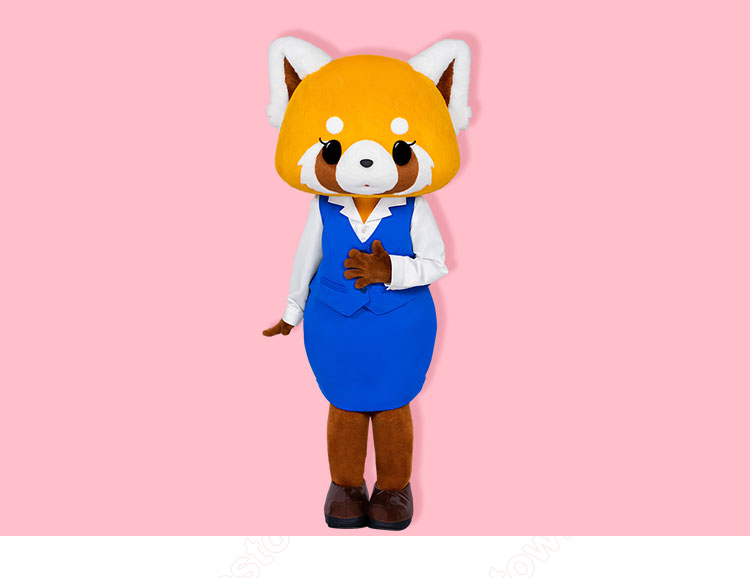 アグレッシブ烈子 烈子（レッサーパンダ） コスプレ衣装-1