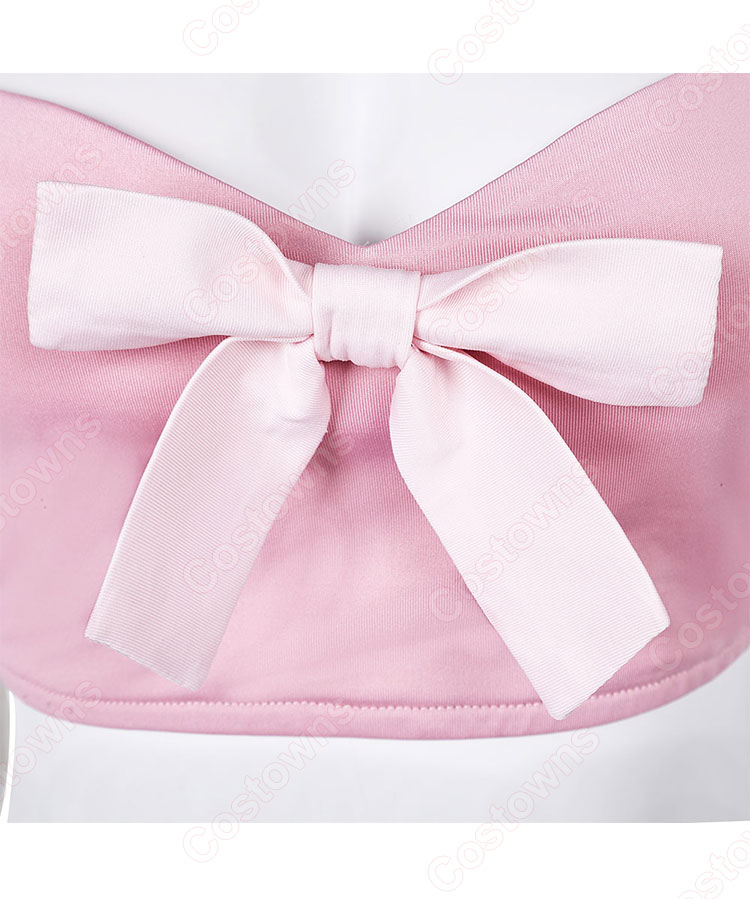 ファイナルファンタジーVII リバース エアリス・ゲインズブール 水着 コスプレ衣装-5