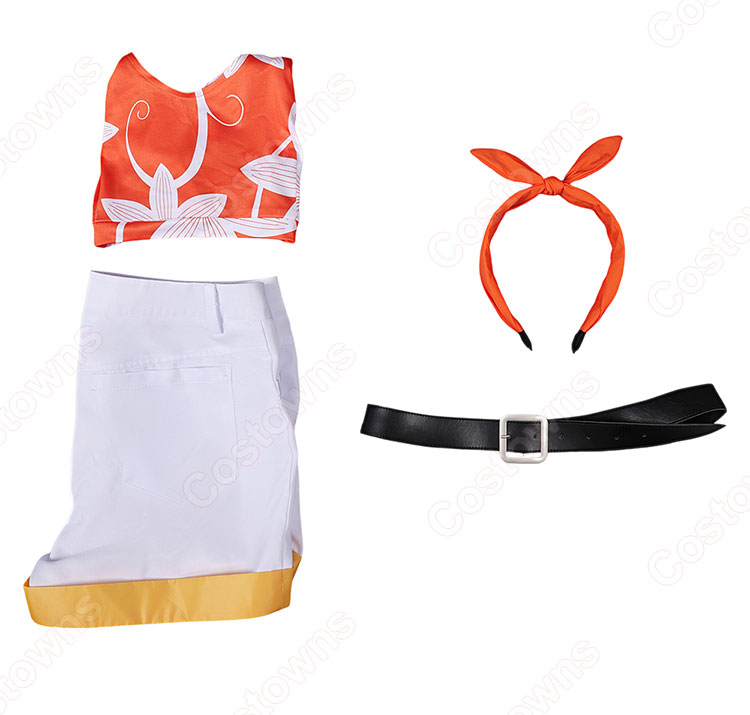 ファイナルファンタジーVII リバース ユフィ・キサラギ 水着 コスプレ衣装-7