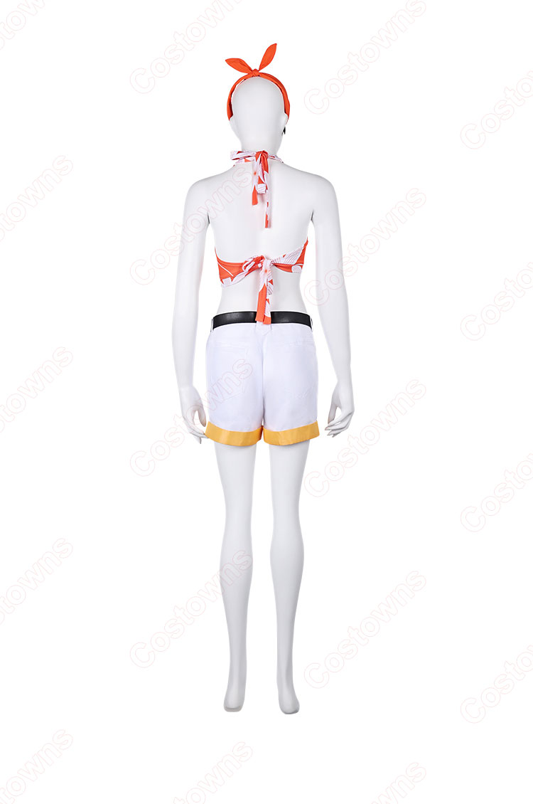 ファイナルファンタジーVII リバース ユフィ・キサラギ 水着 コスプレ衣装-4