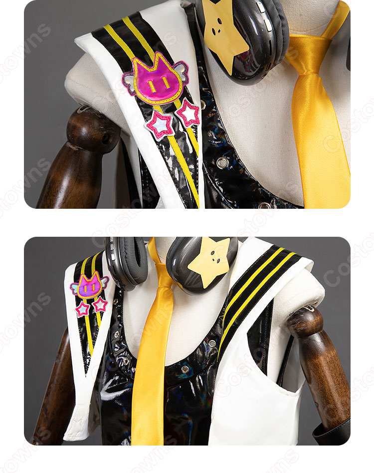 Muse Dash バーチャルシンガー 鏡音レン コスプレ衣装-6