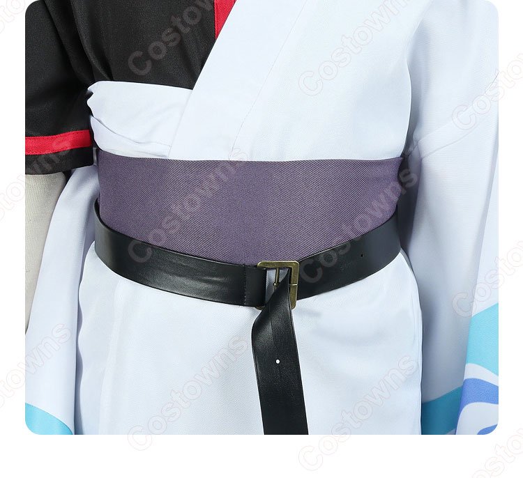 ランモバ 銀魂 坂田銀時 子供用 コスプレ衣装-7