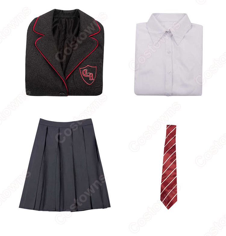 映画 マチルダ・ザ・ミュージカル マチルダ・ワームウッド 子供用 コスプレ衣装-8