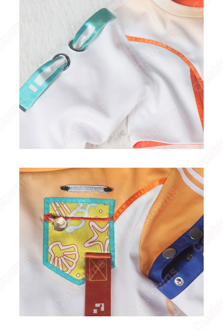 あんさんぶるスターズ!! 椎名ニキ 仁兎なずな 衣更真緒 朔間零 明星スバル 葵ひなた 三毛縞斑 コスプレ衣装 料理対決/漂流?アイランド ドリフトアイランド衣装-7