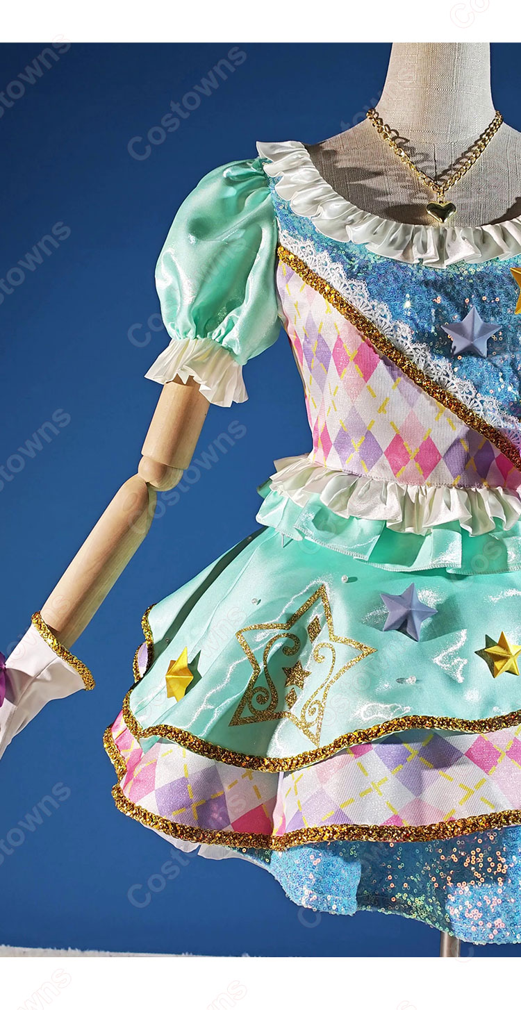 アイカツスターズ！ 白鳥ひめ コスプレ衣装 パステルトップ