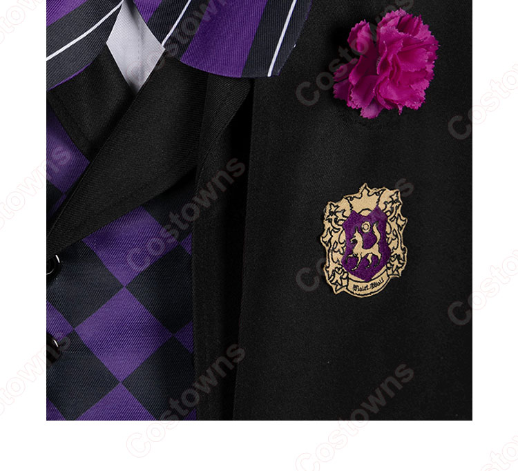 黒執事 -寄宿学校編- グレゴリー・バイオレット コスプレ衣装-6