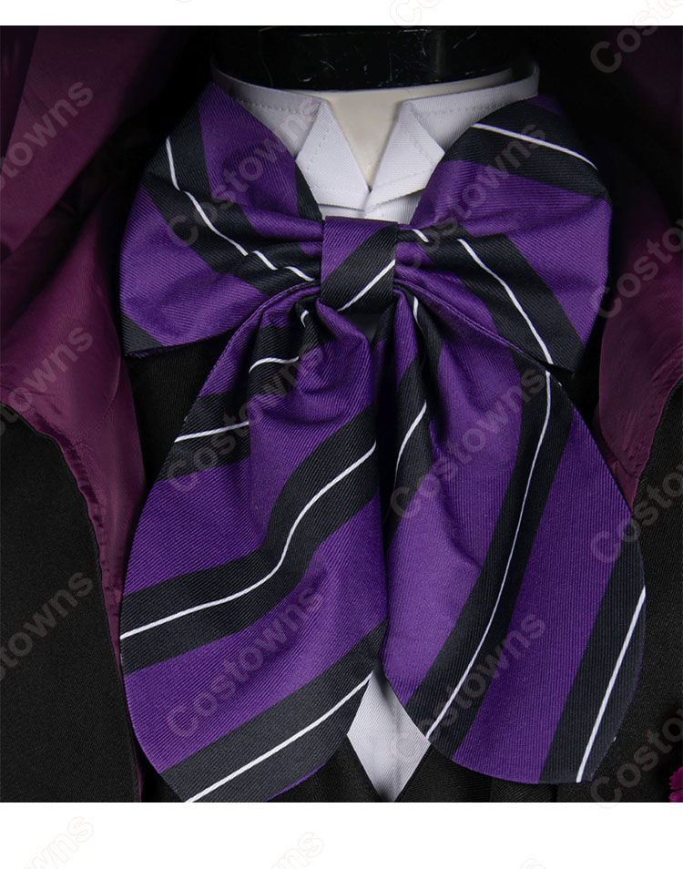 黒執事 -寄宿学校編- グレゴリー・バイオレット コスプレ衣装-5