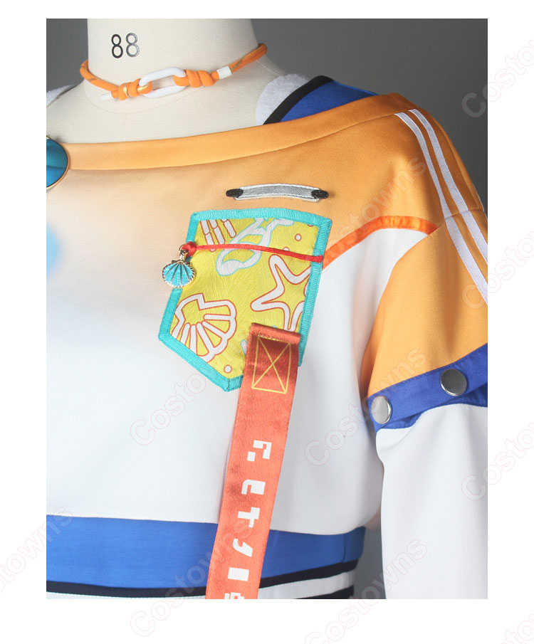 あんさんぶるスターズ!! 椎名ニキ 仁兎なずな 衣更真緒 朔間零 明星スバル 葵ひなた 三毛縞斑 コスプレ衣装 料理対決/漂流?アイランド ドリフトアイランド衣装-5