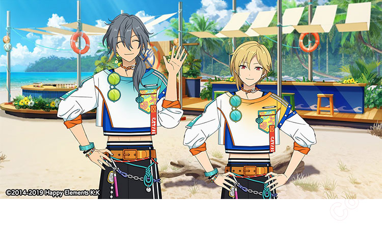 あんさんぶるスターズ!! 椎名ニキ 仁兎なずな 衣更真緒 朔間零 明星スバル 葵ひなた 三毛縞斑 コスプレ衣装 料理対決/漂流?アイランド ドリフトアイランド衣装-1