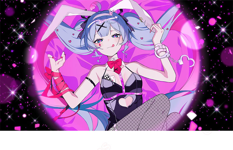 DECO*27 初音ミク ラビットホール コスプレウィッグ - Costowns