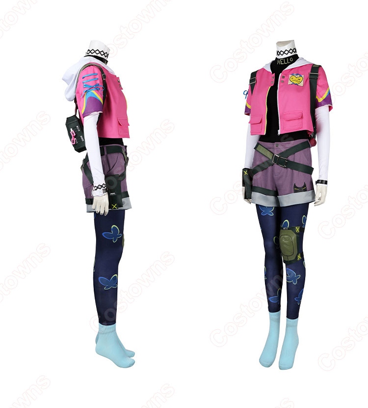 VALORANT クローヴ コスプレ衣装-3