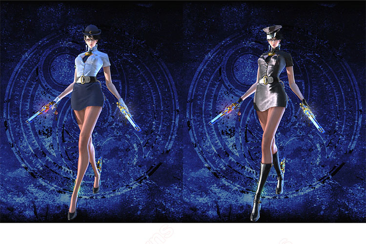 ベヨネッタ2 ベヨネッタ コスプレ衣装 婦警 アメリカン風 制服-1