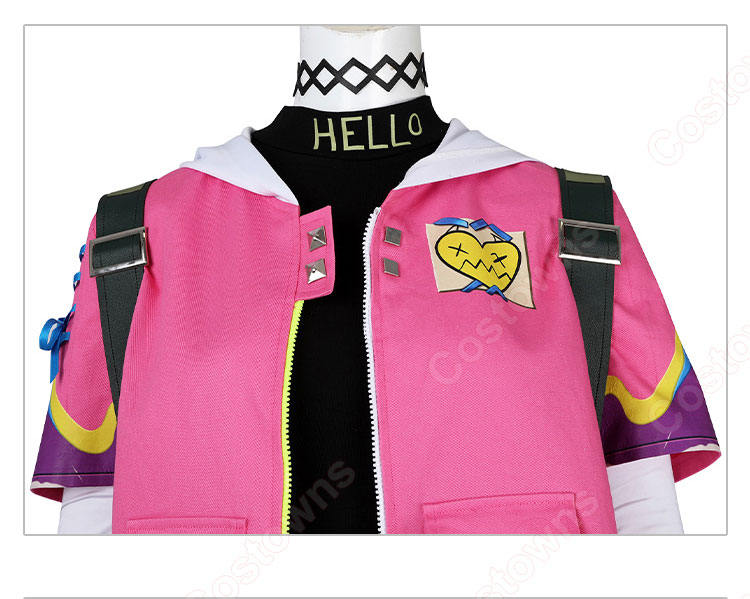 VALORANT クローヴ コスプレ衣装-5