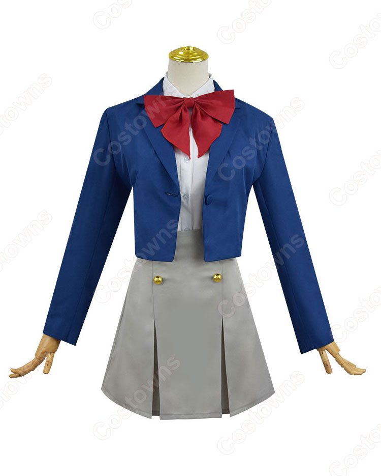 魔法少女にあこがれて 阿古屋真珠 コスプレ衣装 制服-2