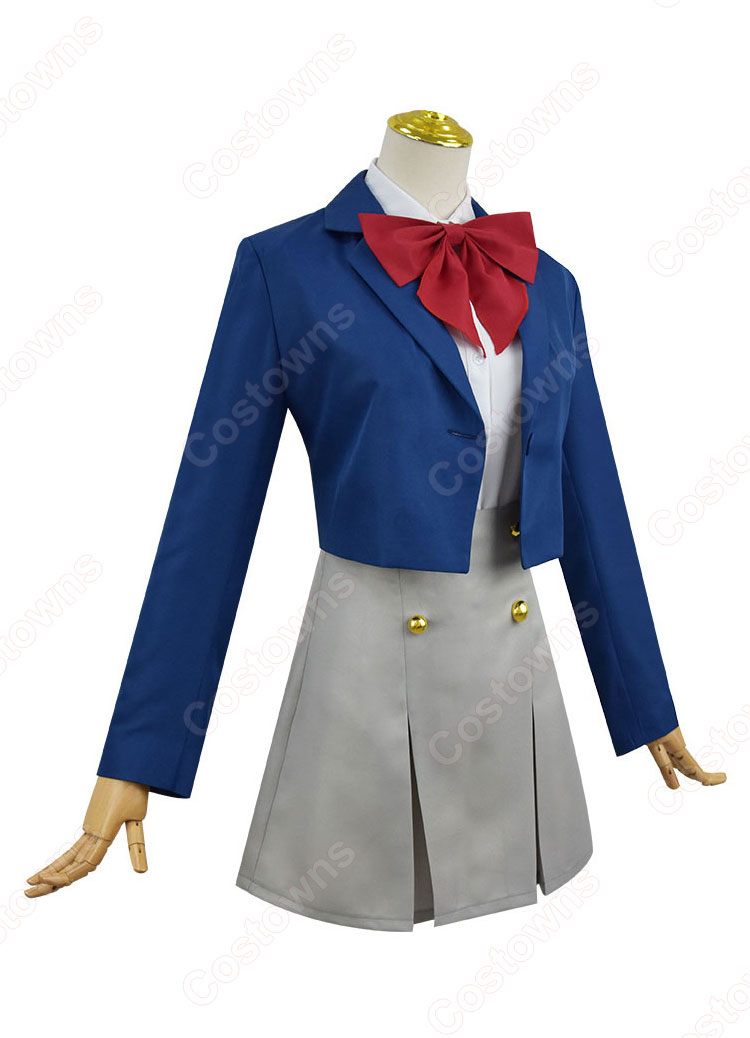 魔法少女にあこがれて 阿古屋真珠 コスプレ衣装 制服-3
