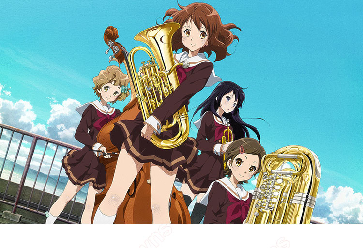 アニメ 響け！ ユーフォニアム 黄前久美子 加藤葉月 川島緑輝