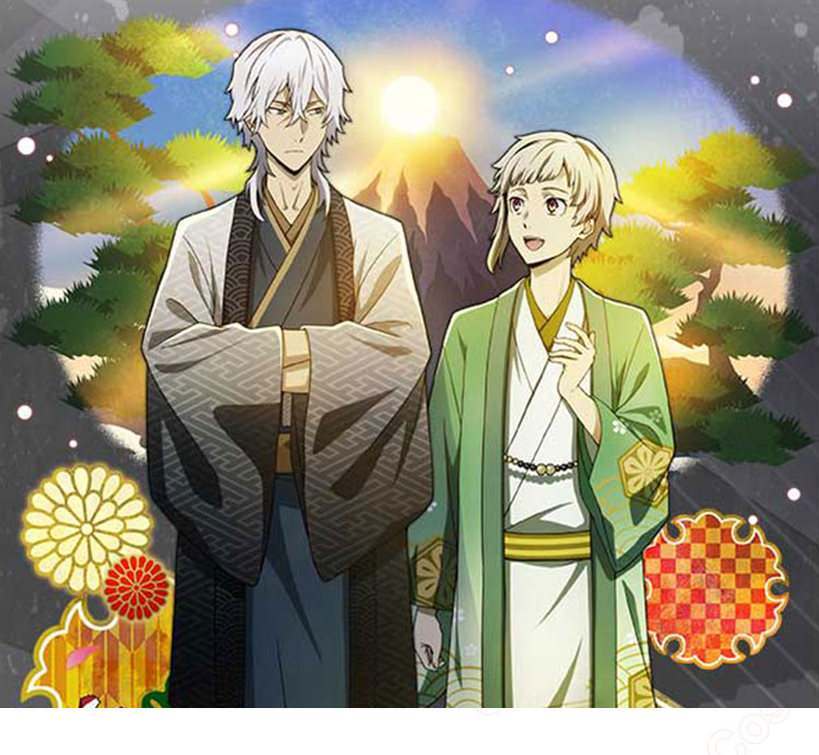 文豪ストレイドッグス 迷ヰ犬怪奇譚 中島敦 コスプレ衣装 初詣スカウト 正月衣装-1