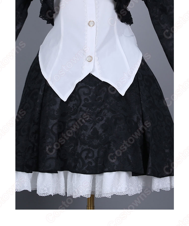 俺の妹がこんなに可愛いわけがない 黒猫 五更瑠璃 コスプレ衣装 ゴスロリ衣装-9