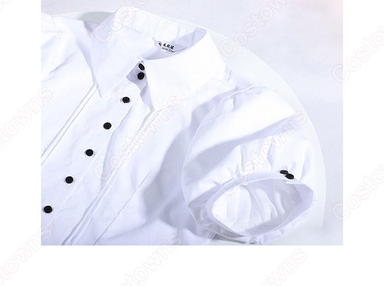 妖狐×僕SS 髏々宮カルタ 白鬼院凜々蝶 制服 コスプレ衣装-5