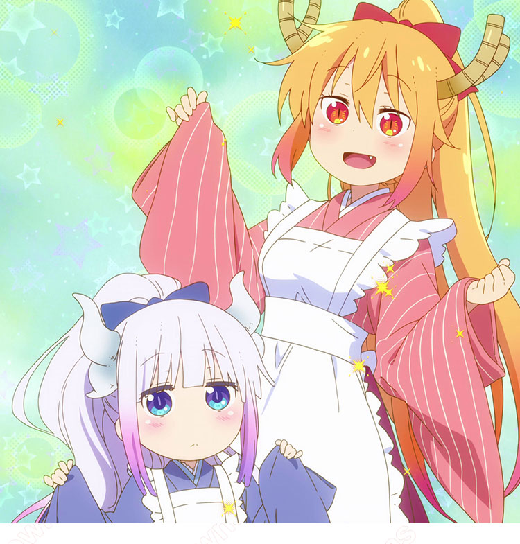 小林さんちのメイドラゴン カンナカムイ メイド服 コスプレ衣装-1