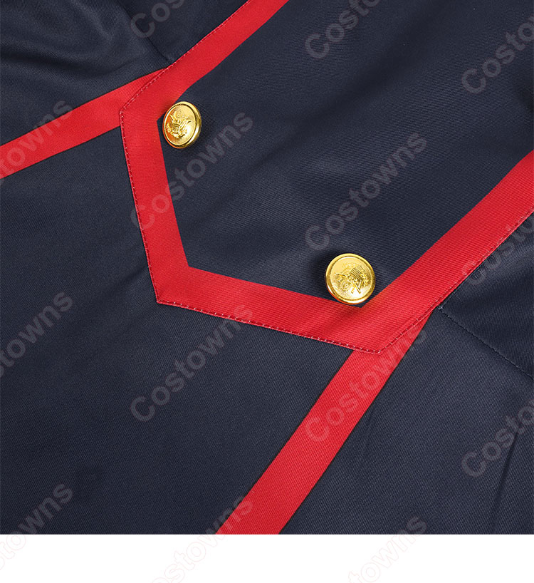 魔都精兵のスレイブ 大川村寧 コスプレ衣装-6