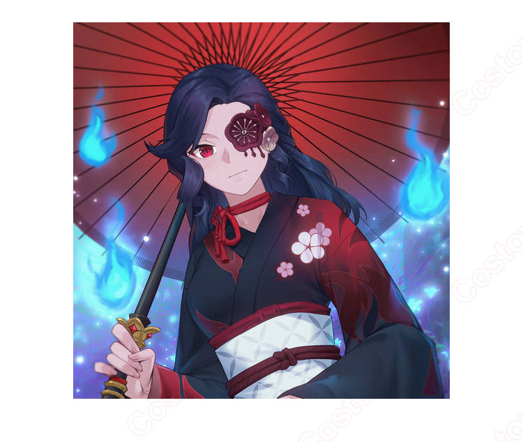 原神 羽生田千鶴 コスプレ衣装-1