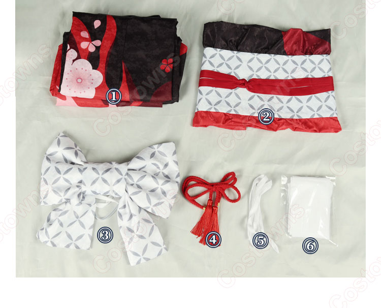 原神 羽生田千鶴 コスプレ衣装-11