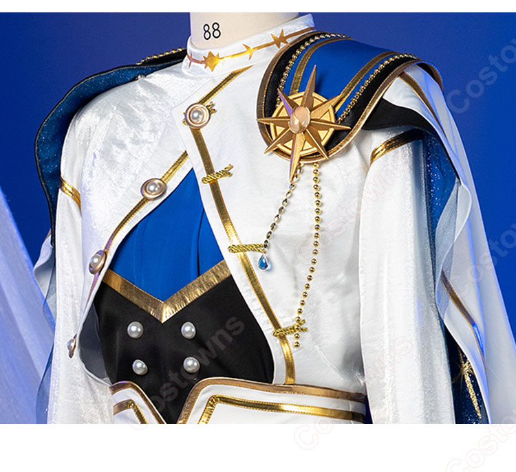 あんさんぶるスターズ!! 深海奏汰 南雲鉄虎 守沢千秋 高峯翠 仙石忍 コスプレ衣装 Reverb★水平線を渡るステラマリス MV衣装 ステラマリス衣装-4