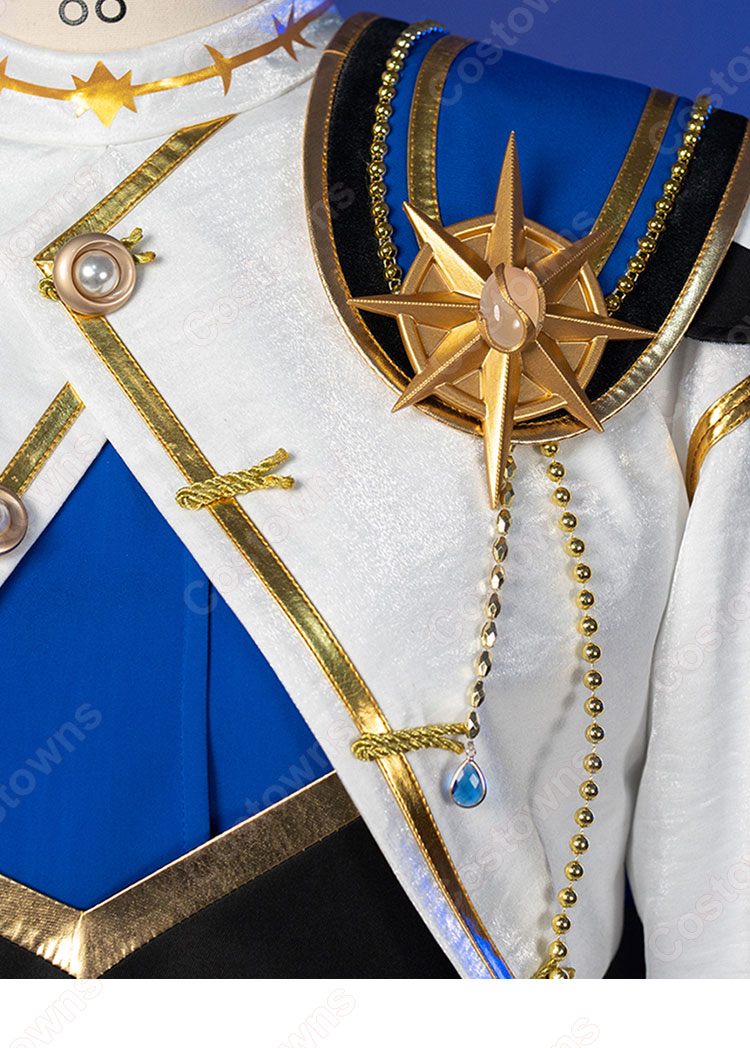 あんさんぶるスターズ!! 深海奏汰 南雲鉄虎 守沢千秋 高峯翠 仙石忍 コスプレ衣装 Reverb★水平線を渡るステラマリス MV衣装 ステラマリス衣装-6