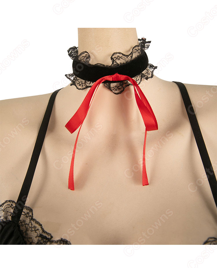 デート・ア・ライブ 時崎狂三 ランジェリーVer コスプレ衣装-5
