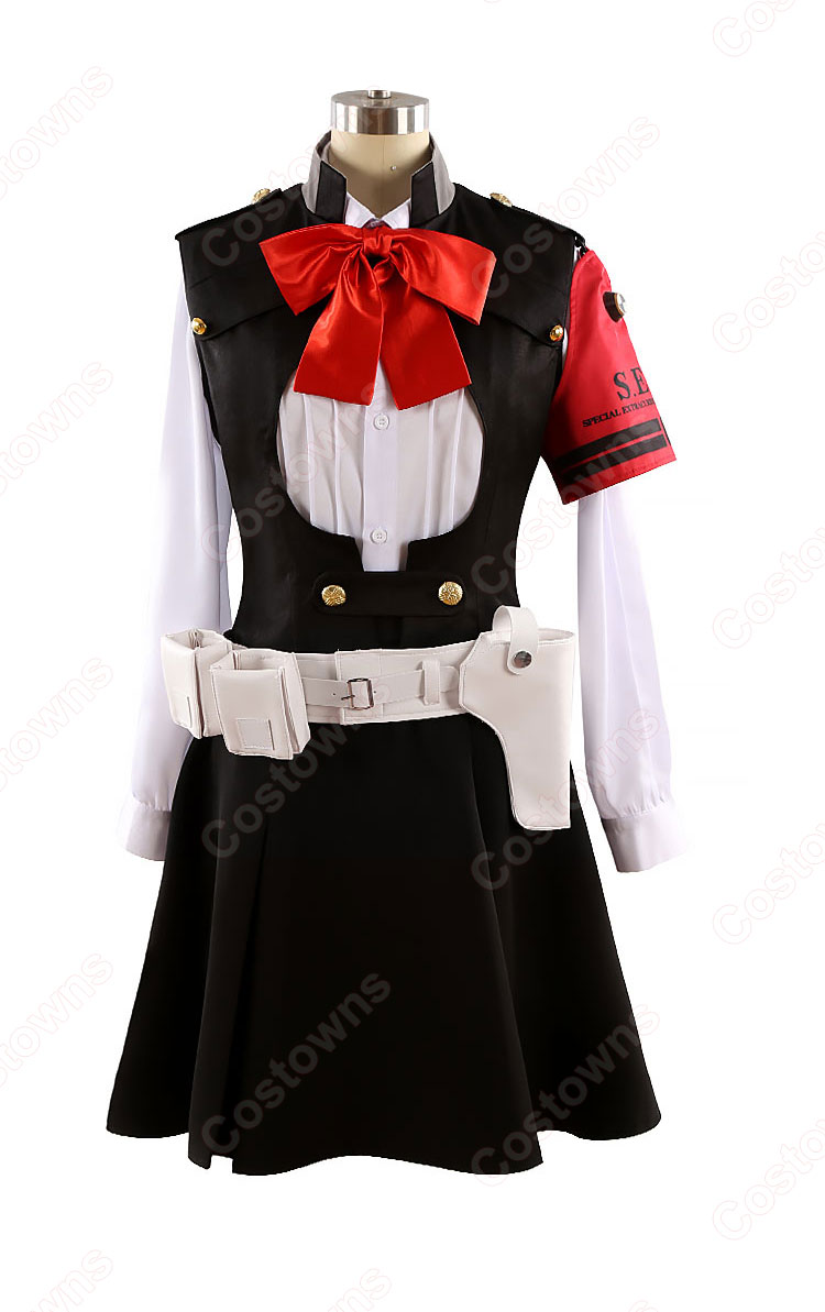 ペルソナ3 リロード 桐条美鶴 コスプレ衣装 制服 戦闘服-2