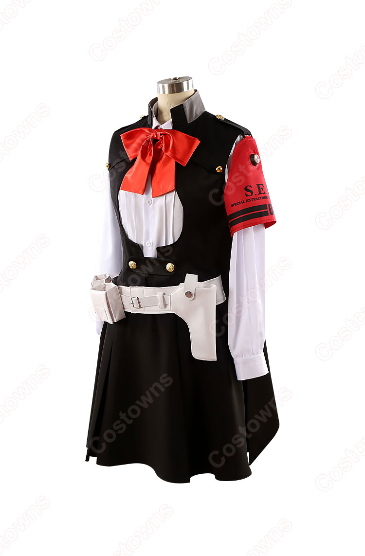 ペルソナ3 リロード 桐条美鶴 コスプレ衣装 制服 戦闘服-3