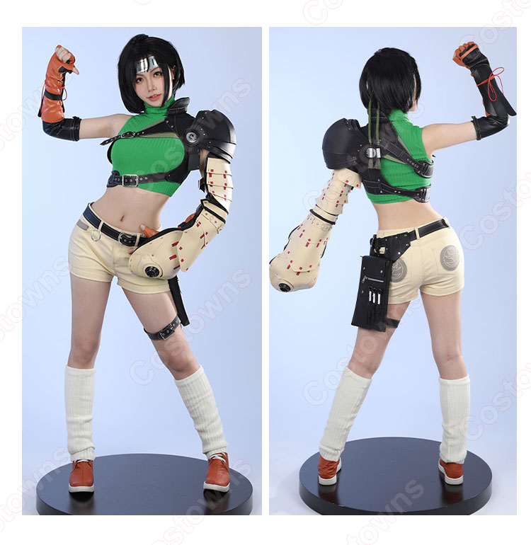 コスプレ 衣裳 FF 7 ファイナルファンタジー 7 ユフィ キサラギ セット ファイナルファンタジーVII ユフィ・キサラギ コスプレ衣装