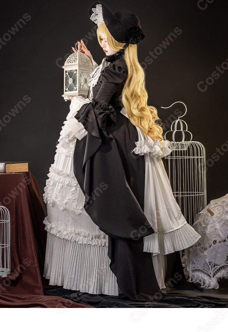 GOSICK -ゴシック- ヴィクトリカ・ド・ブロワ コスプレ衣装 ゴスロリドレス-8