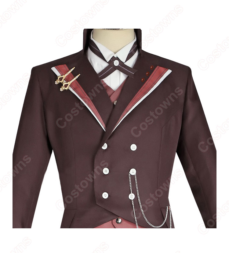 アークナイツ アンセル 夜の喫茶店 コスプレ衣装-3