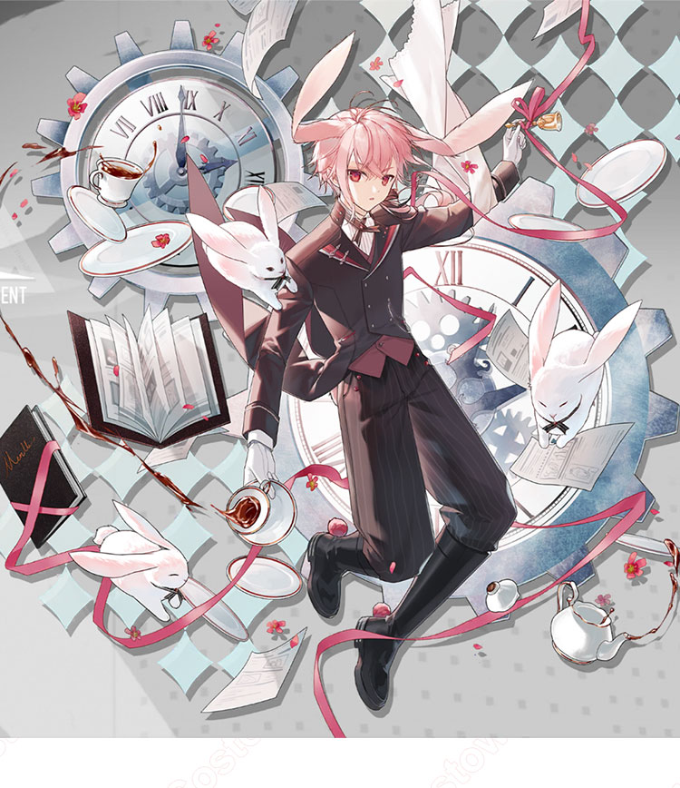 アークナイツ アンセル 夜の喫茶店 コスプレ衣装-1