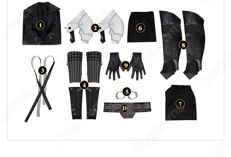 ファイナルファンタジーVII リメイク 少年セフィロス コスプレ衣装-20