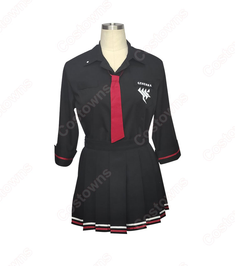 ブルーアーカイブ ゲヘナ学園 旗見エリカ コスプレ衣装-4