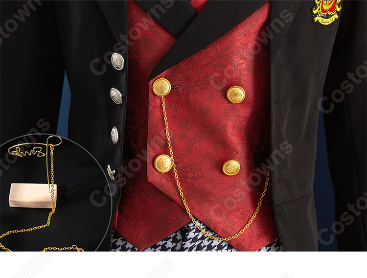 黒執事 寄宿学校編 エドガー・レドモンド コスプレ衣装-8