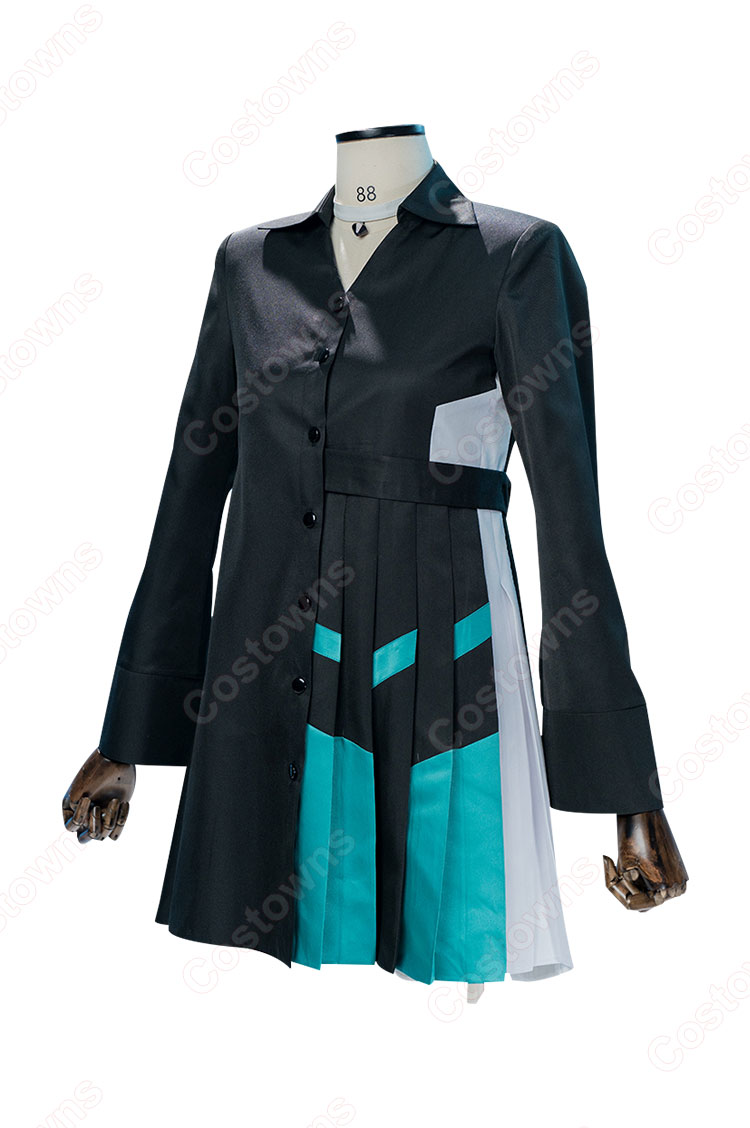 プロセカ ミッドナイトメイキング 小豆沢こはね コスプレ衣装 プロジェクトセカイ カラフルステージ! feat. 初音ミク カードイラストと衣装 「pure walker」 ライブ衣装-2