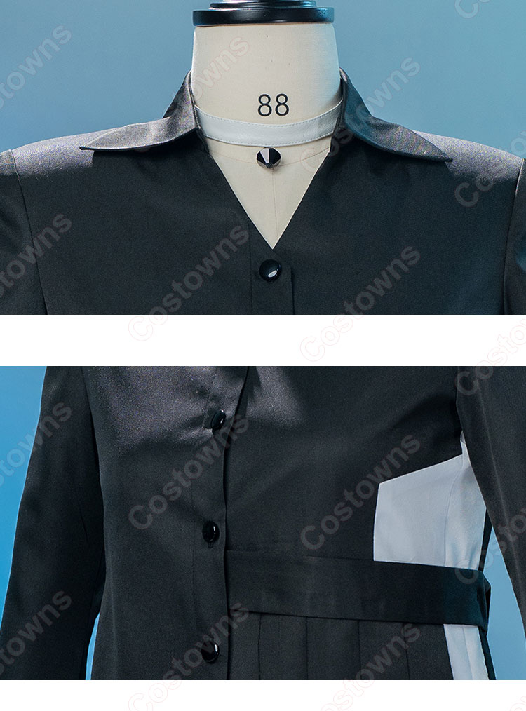 プロセカ ミッドナイトメイキング 小豆沢こはね コスプレ衣装 プロジェクトセカイ カラフルステージ! feat. 初音ミク カードイラストと衣装 「pure walker」 ライブ衣装-5