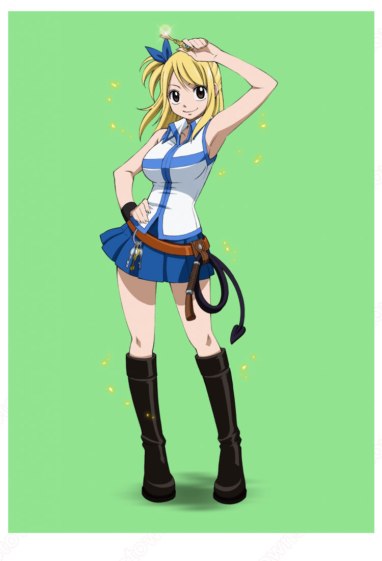 FAIRY TAIL 星霊魔導士 ルーシィ・ハートフィリア コスプレ衣装-1