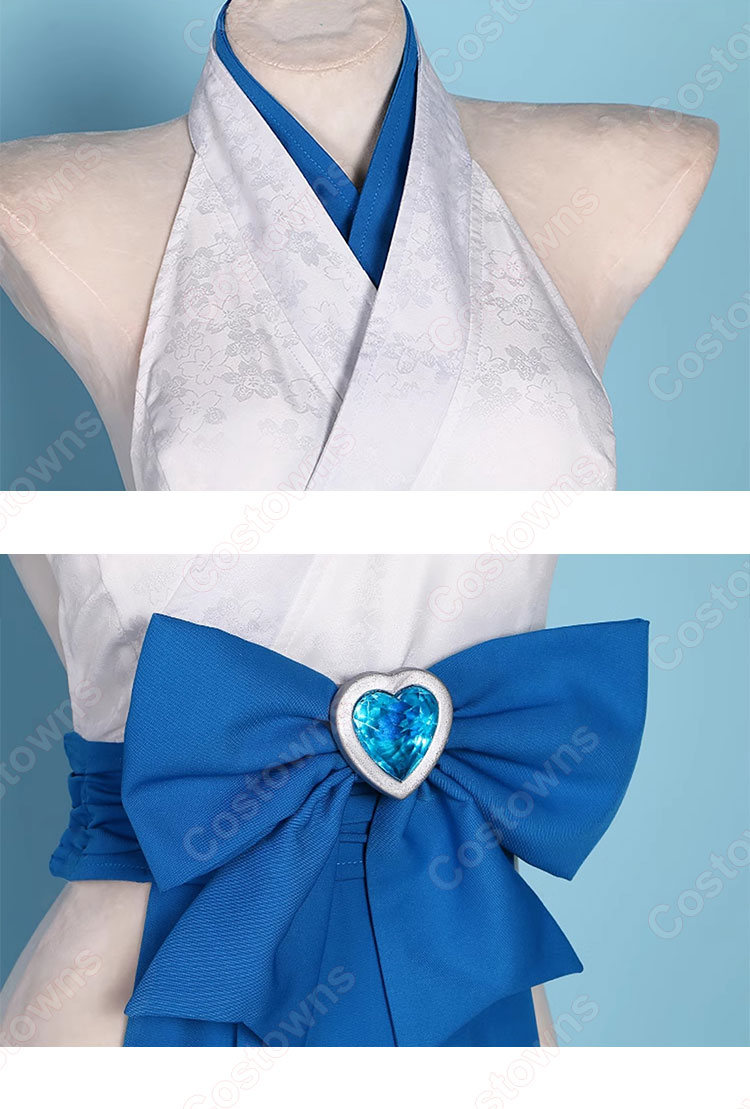 魔法少女にあこがれて マジアアズール薄氷巫女 コスプレ衣装 巫女服-6