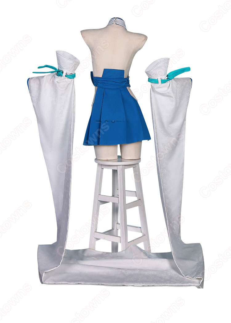 魔法少女にあこがれて マジアアズール薄氷巫女 コスプレ衣装 巫女服-4