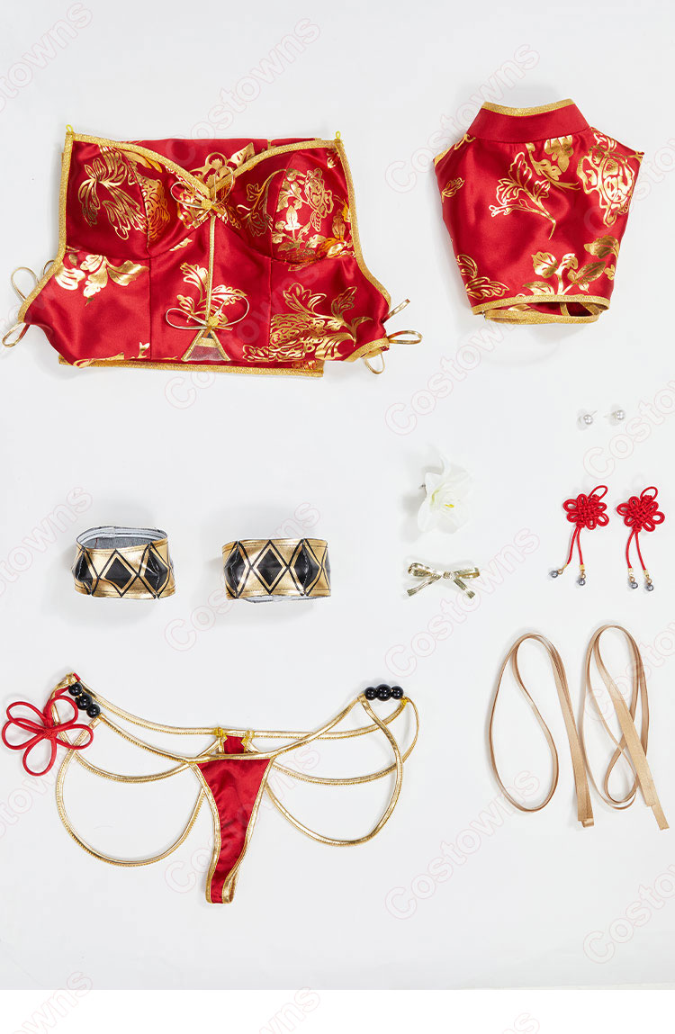 ストリートファイター 春麗 コスプレ衣装-11