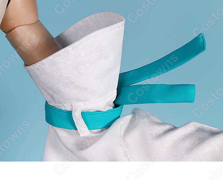 魔法少女にあこがれて マジアアズール薄氷巫女 コスプレ衣装 巫女服-8